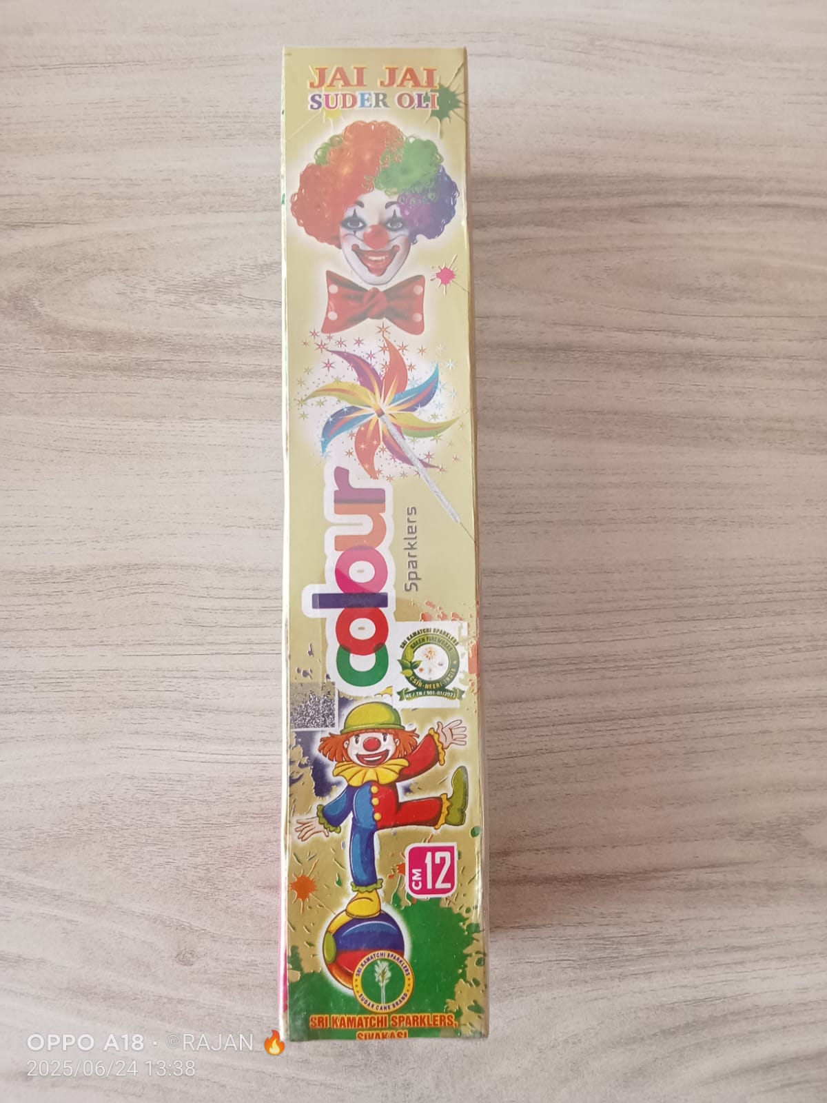 12 cm colours sparklers