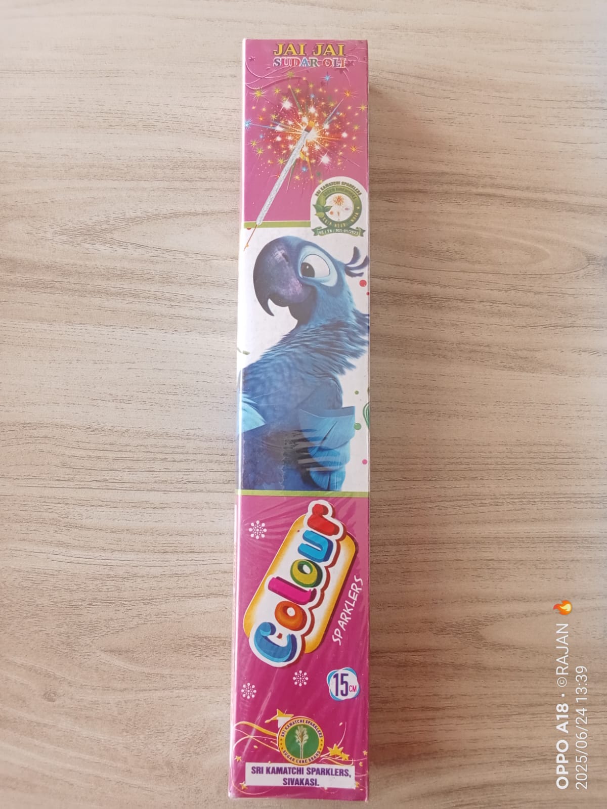 15 cm colour sparklers